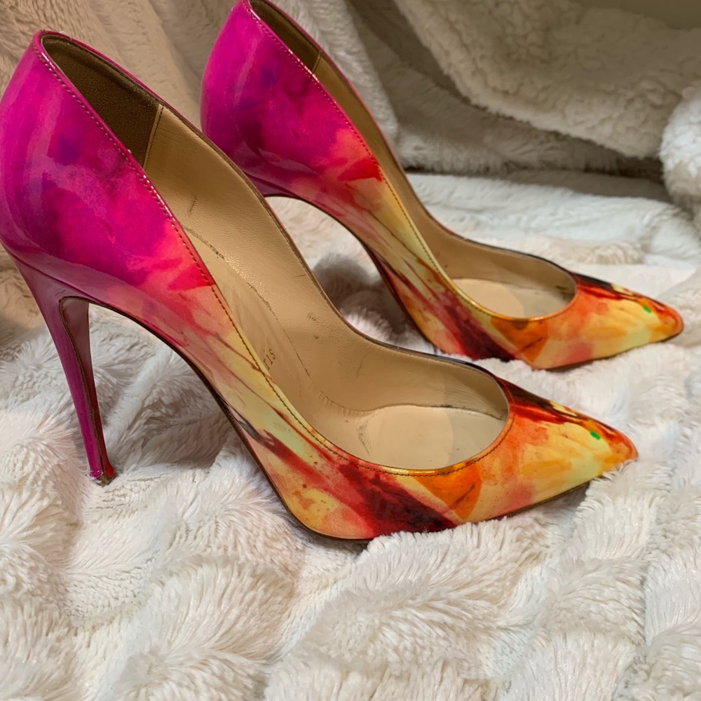 Christian Louboutin Pigalle Follies Tie Dye Pumps
